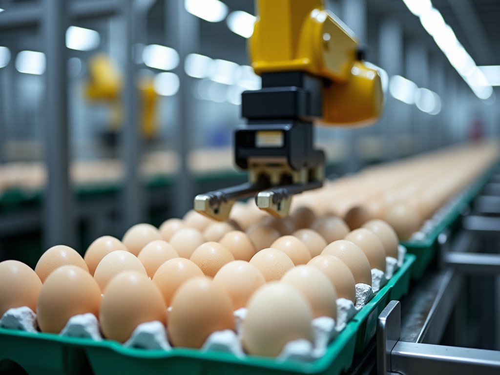 Bulk Robotic Egg Crate Handling Equipment