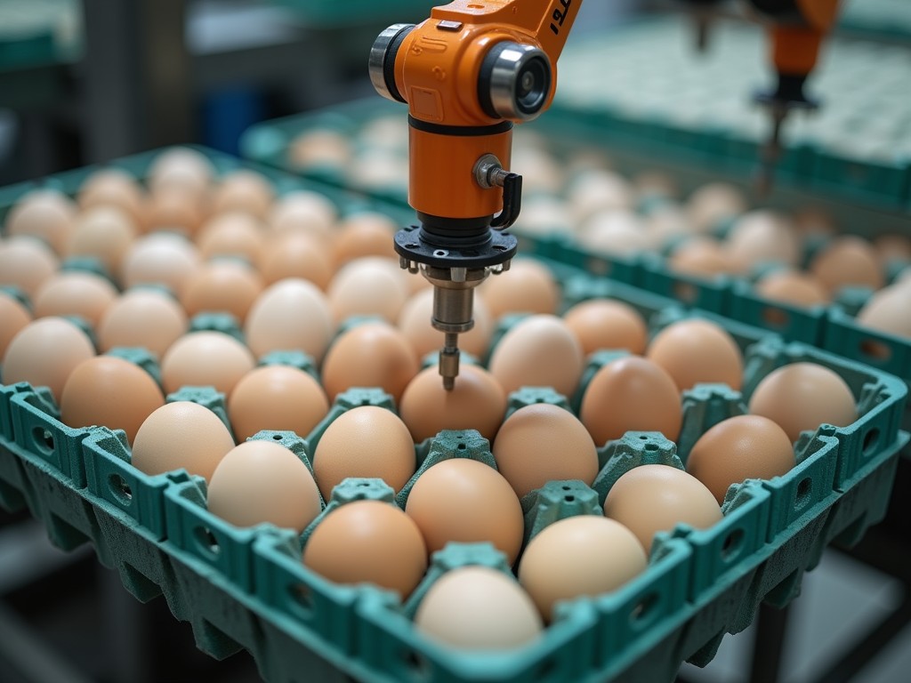 Buy Poultry Egg Crate Robot Loader Machine