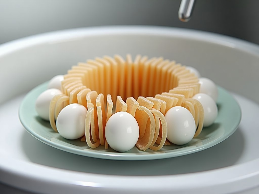 Cylindrical Spiral Brush For Egg Washing Machine
