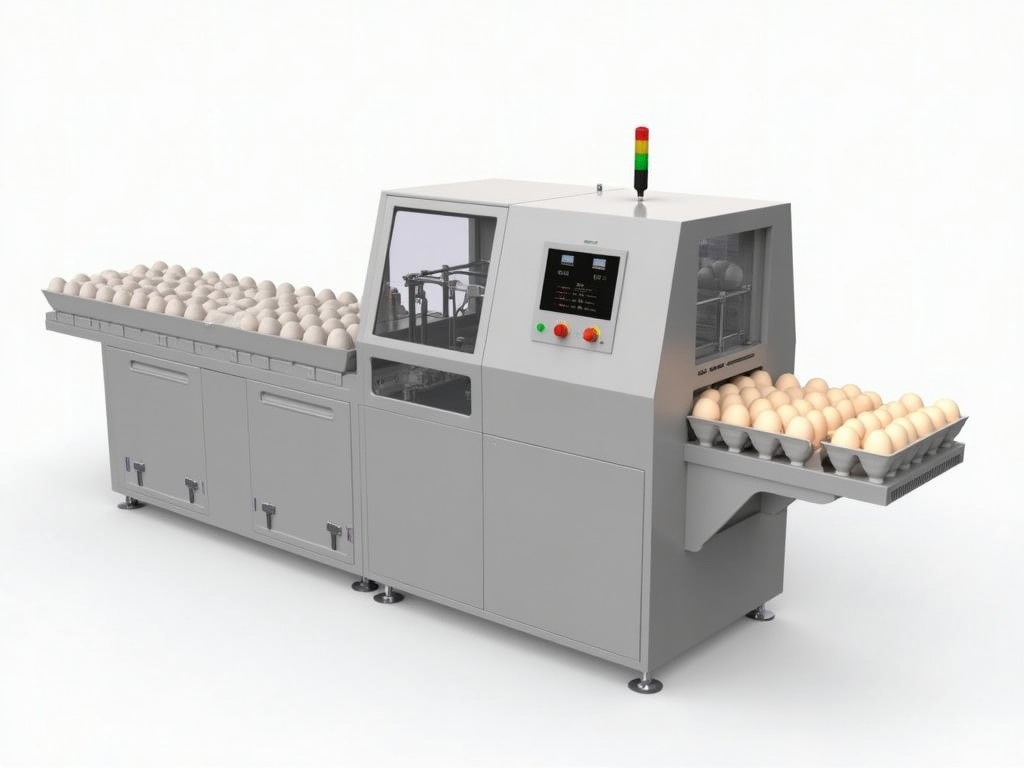 Egg Tray Packing Machine For 10000 Eggs Per Hour