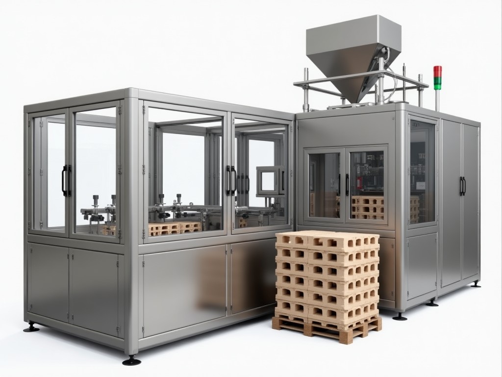 Fully Automatic Pneumatic Single Column Palletizer