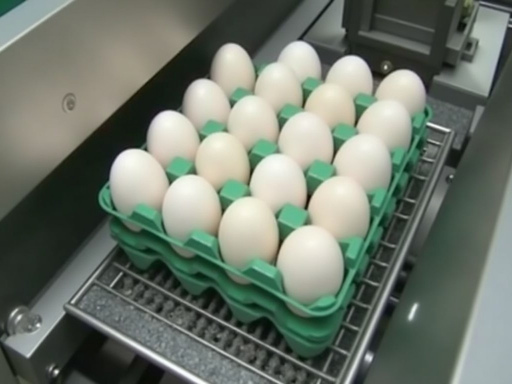 In Line Egg Grader Video 300 Cases Per Hour
